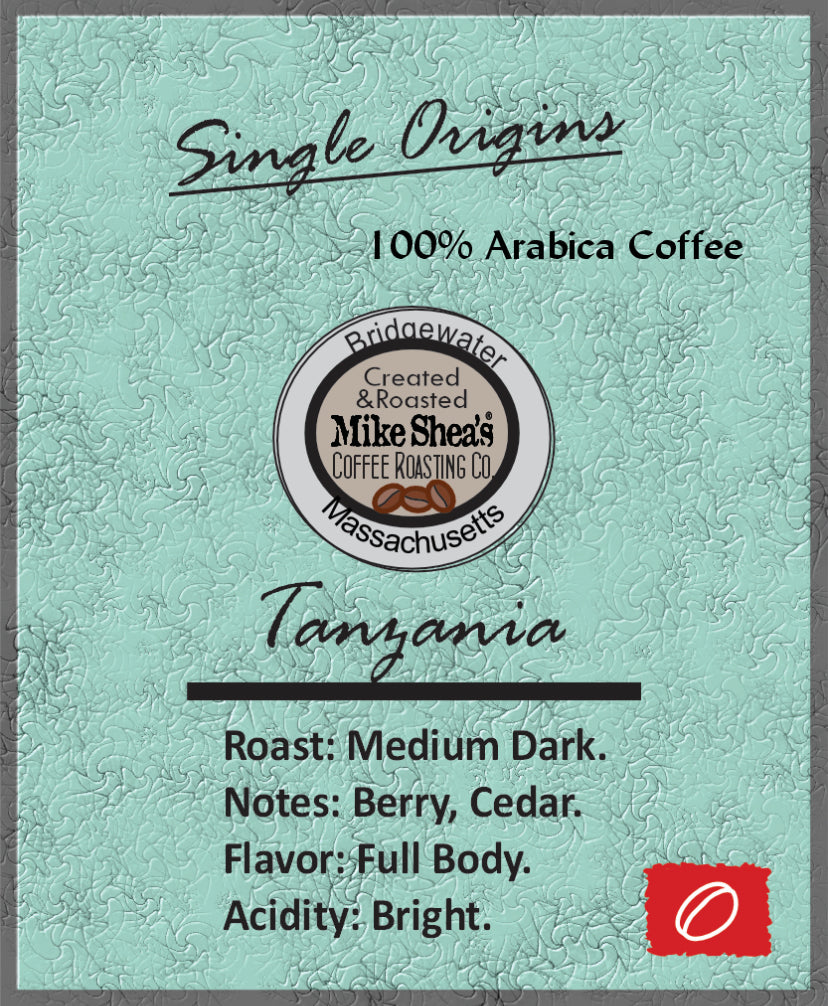 Tanzania Peaberry Medium Dark- 12 oz.