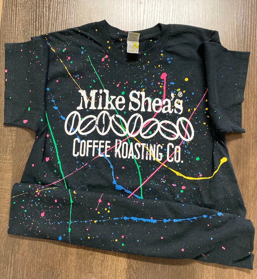 Mike Shea's Coffee Roasting- Specialty Tee- Miami Night (Black)- Short Sleeves