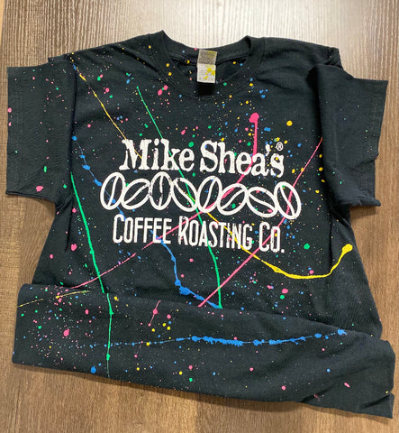 Mike Shea's Coffee Roasting- Specialty Tee- Miami Night (Black)- Short Sleeves