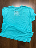 Mike Shea's Coffee Roasting- Original Tee- Tahiti Blue- Short Sleeves
