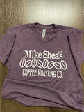 Mike Shea's Coffee Roasting- Original Tee- Vintage Purple- Short Sleeves
